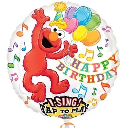 MAYFLOWER DISTRIBUTING Mayflower Distributing Elmo Birthday Singatune Foil Balloon 205048